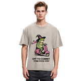 Tokyosol Off to Commit Tom Foolery Frog Washed T-Shirt