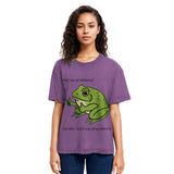 Tokyosol Stupid Frog Meme Washed T-Shirt