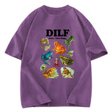 Tokyosol Dude I Love Frog Washed T-Shirt