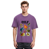 Tokyosol Dude I Love Frog Washed T-Shirt
