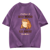 Tokyosol Bad Mood Go Away Japanese Meme Washed T-Shirt