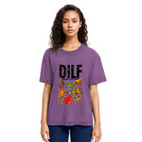 Tokyosol DILF Man I Love Frogs Funny Meme Washed T-Shirt