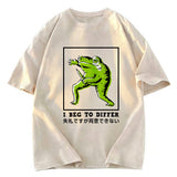 Tokyosol I Beg To Differ Frog Japanese Washed T-Shirt