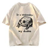 Tokyosol Wednesday Frog Vintage Washed T-Shirt