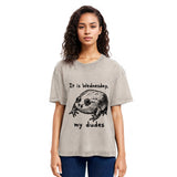 Tokyosol Wednesday Frog Vintage Washed T-Shirt