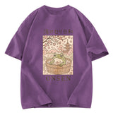 Tokyosol Onsen Frog Japanese Washed T-Shirt