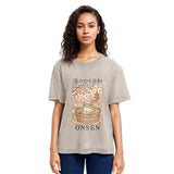 Tokyosol Onsen Frog Japanese Washed T-Shirt
