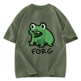 Tokyosol Funny Forg Japanese Washed T-Shirt