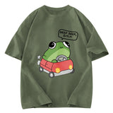 Tokyosol Frog Driving Washed T-Shirt