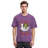 Tokyosol Frog Ready To Commit Crime Washed T-Shirt