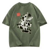 Tokyosol Ink Painting Frog Washed T-Shirt