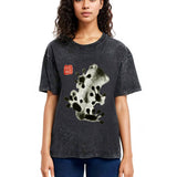 Tokyosol Ink Painting Frog Washed T-Shirt