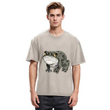 Tokyosol Japanese Frog Retro Washed T-Shirt