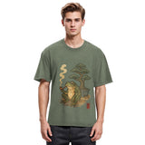 Tokyosol Japanese Frog & Bonsai Washed T-Shirt