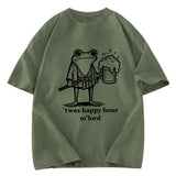 Tokyosol Happy Hour Frog Washed T-Shirt