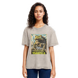 Tokyosol Vintage Funny Frog Washed T-Shirt