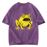 Tokyosol Horrible Japanese Frog Vintage Washed T-Shirt