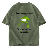 Tokyosol Funny Frog Kanji Washed T-Shirt