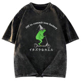 Tokyosol Stupid Frog Washed T-Shirt