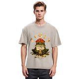 Tokyosol Weird Frog Mushrooms 90s Vintage Washed T-Shirt