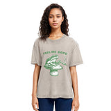 Tokyosol Feeling Dope Frog Funny Washed T-Shirt