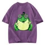 Tokyosol Hipnogenic Star Hypnotize Frog Washed T-Shirt