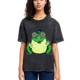 Tokyosol Hipnogenic Star Hypnotize Frog Washed T-Shirt