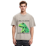 Tokyosol Funny Frog Meme Japanese Washed T-Shirt
