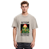 Tokyosol Stop Bombing Palestine Frogs Washed T-Shirt