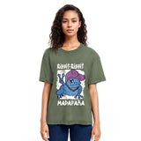 Tokyosol Ribbit Madafaka Funny Gangster Frog Washed T-Shirt
