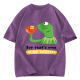 Tokyosol Kermit None of My Business Muppet Washed T-Shirt