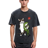 Tokyosol Cat Holding A Frog Classic T-Shirt