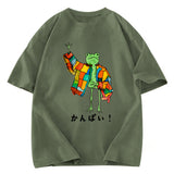 Tokyosol Cheers Frog Washed T-Shirt