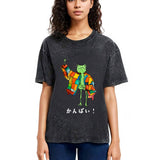 Tokyosol Cheers Frog Washed T-Shirt