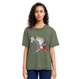 Tokyosol Frog Is Ready For Anything Washed T-Shirt