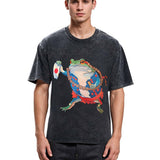 Tokyosol Frog Is Ready For Anything Washed T-Shirt