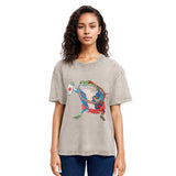 Tokyosol Frog Is Ready For Anything Washed T-Shirt