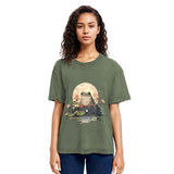 Tokyosol Japanese Frog Vintage Washed T-Shirt