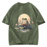 Tokyosol Japanese Frog Vintage Washed T-Shirt