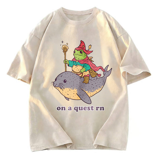 Tokyosol On a Quest Right Now Washed T-Shirt