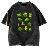 Tokyosol DingHuArt Frog Washed T-Shirt