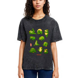 Tokyosol DingHuArt Frog Washed T-Shirt