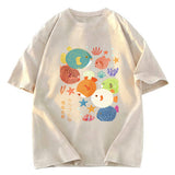 Tokyosol Japanese Fish Kanji Washed T-Shirt