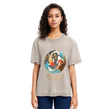 Tokyosol Two Koi Carps Washed T-Shirt