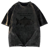 Tokyosol Stomach Rumbling Funny Washed T-Shirt