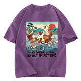 Tokyosol Funny Koi Washed T-Shirt