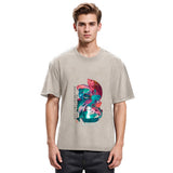 Tokyosol Japanese Ukiyoe Fish Vintage Poster Washed T-Shirt