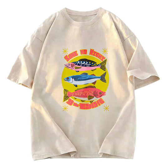 Tokyosol Vintage Japanese Sardines Washed T-Shirt