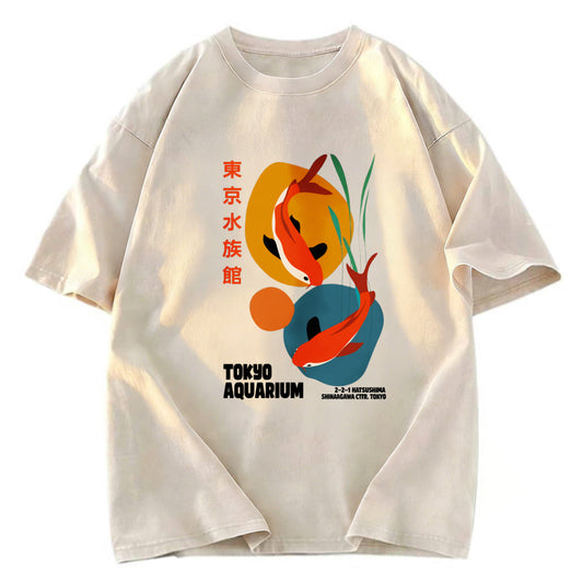 Tokyosol Tokyo Koi Dreams Washed T-Shirt