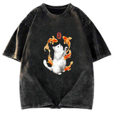 Tokyosol Zen Cat And The Dancing Fish Classic T-Shirt